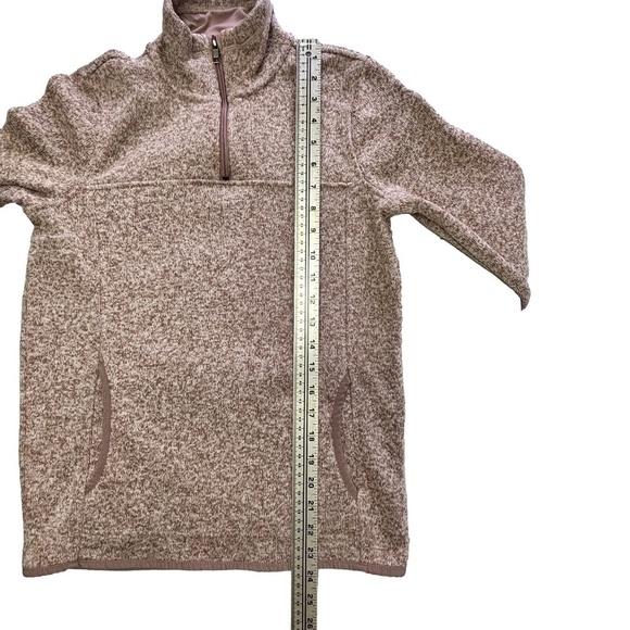 Thread + Supply 1/4 zip fleece with lined front pocket and neck size XS - Picture 16 of 16